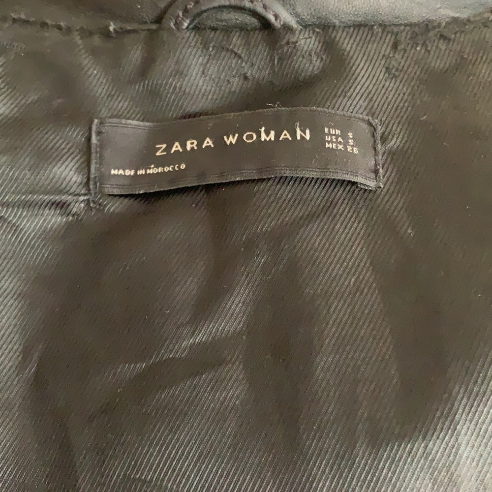 Zara Lamb Leather Biker Jacket - Picture 7 of 16